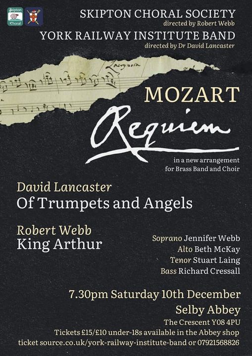 Mozart Requiem concert poster